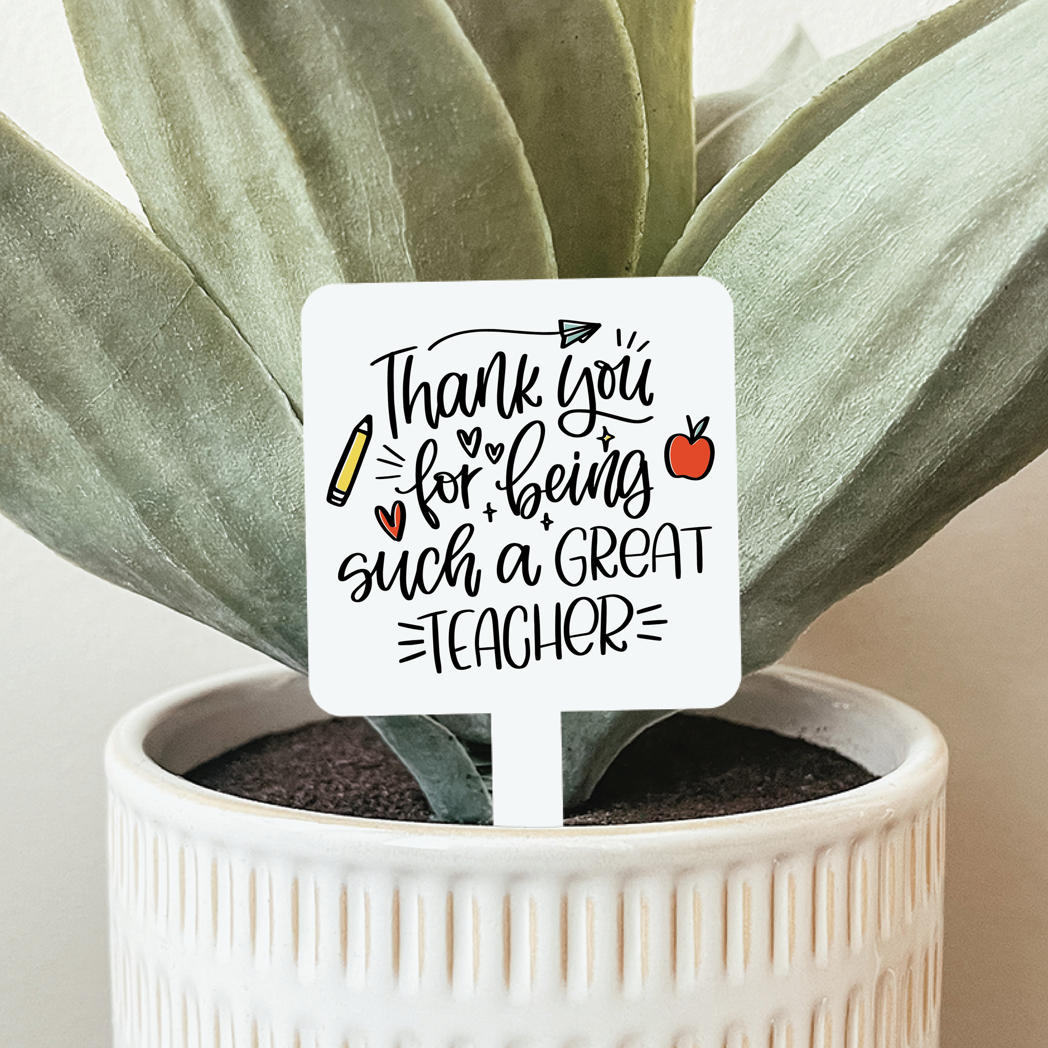 Thank You Teacher Plant Marker