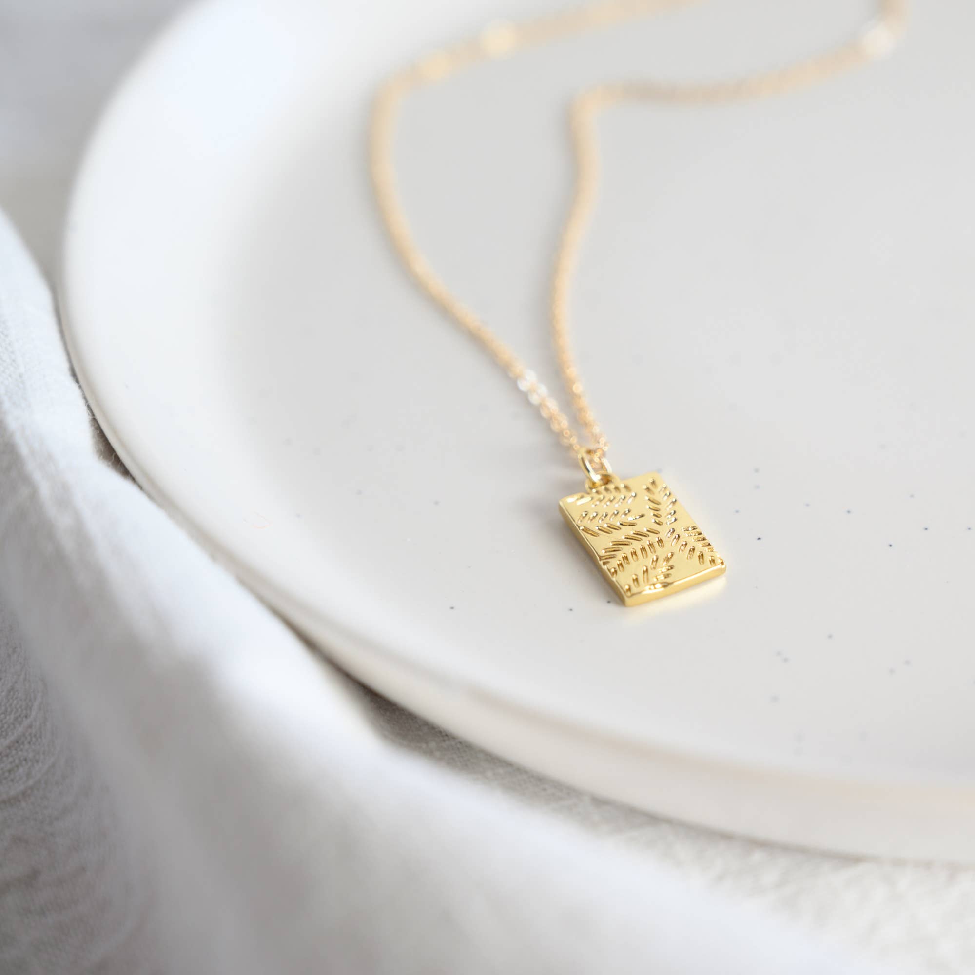 Botanical Medallion Necklace