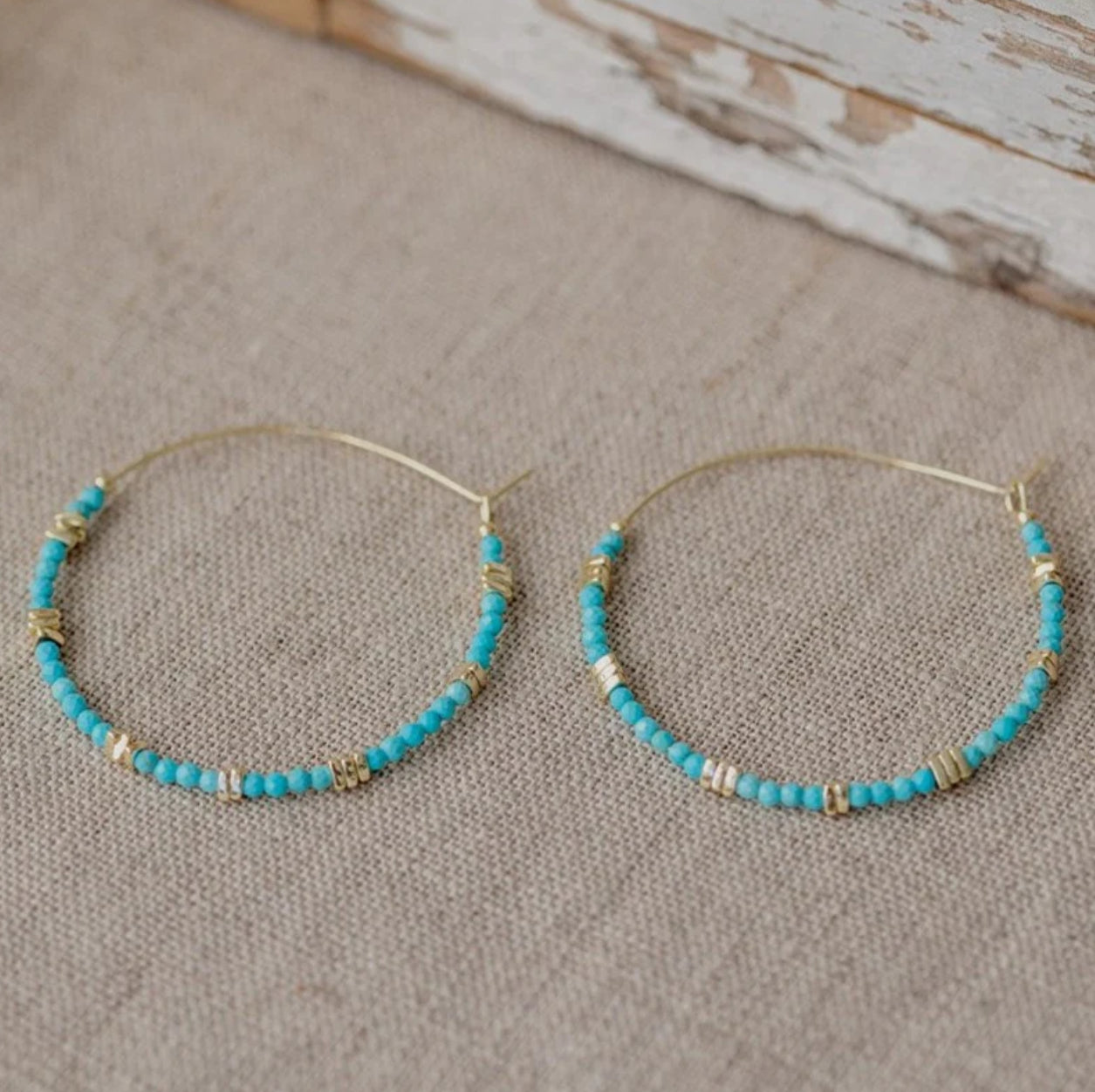 Boho indie hoops