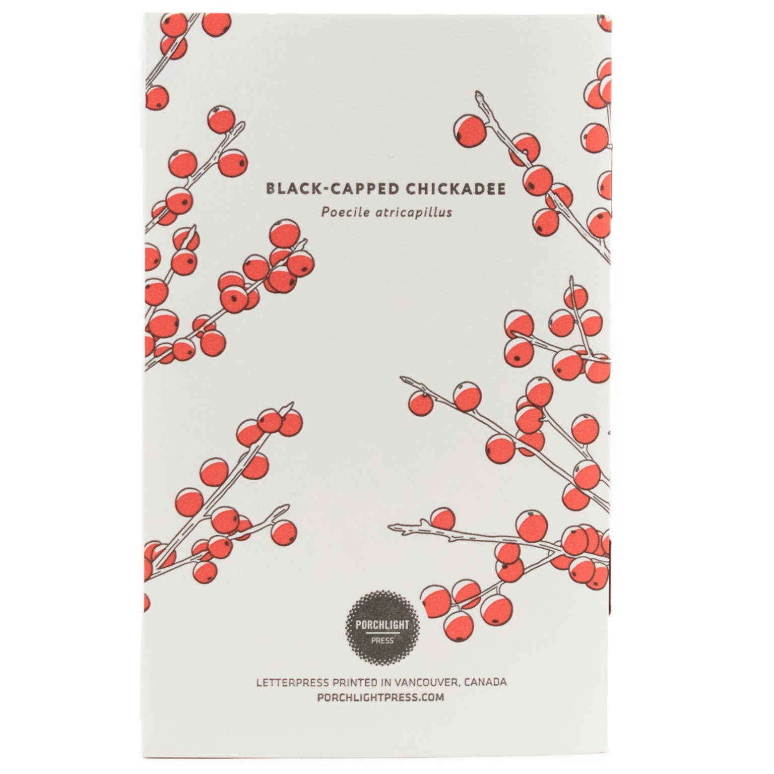 Black-capped Chickadee Pocket Notebook - West Coast Birds