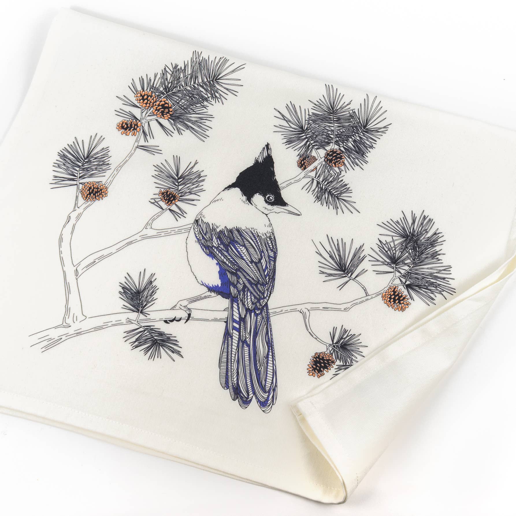 Steller's Jay Tea Towel - West Coast Birds