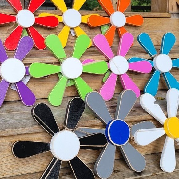 Painted Daisy - Medium (18 inch) - 2