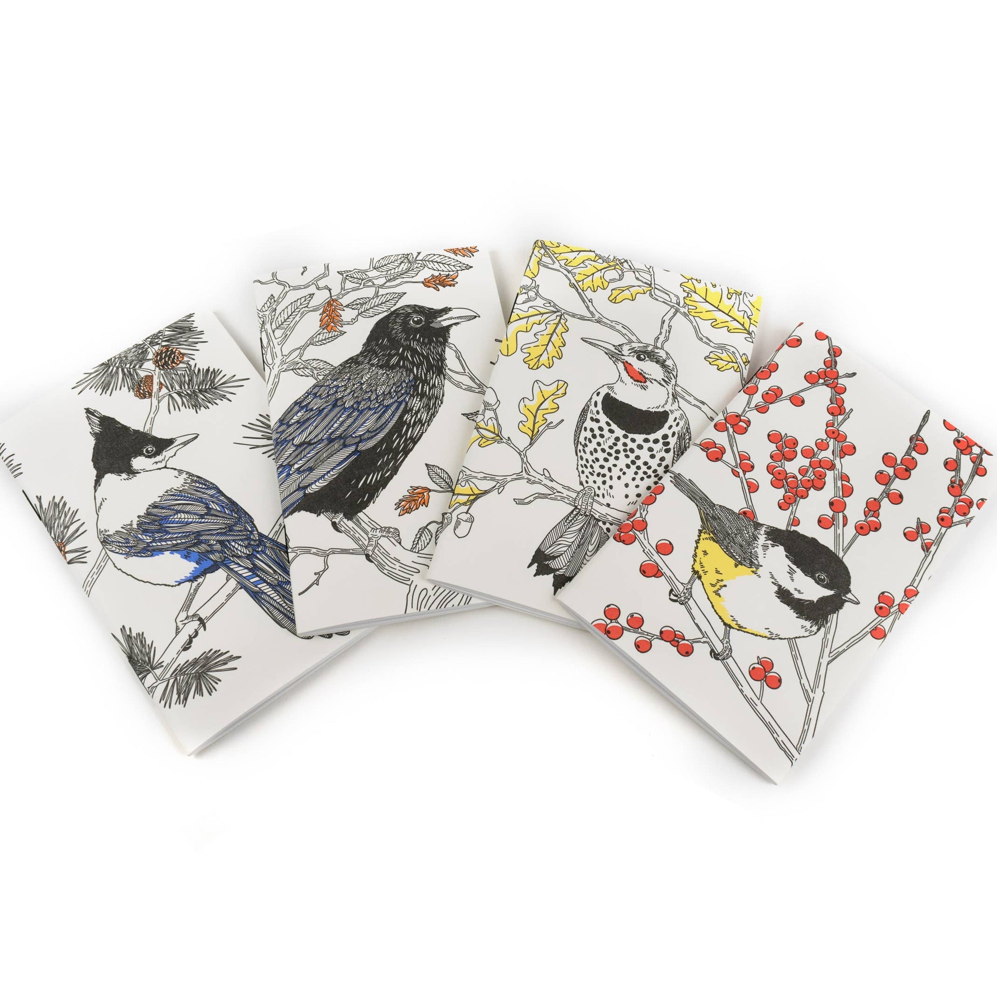 Black-capped Chickadee Pocket Notebook - West Coast Birds