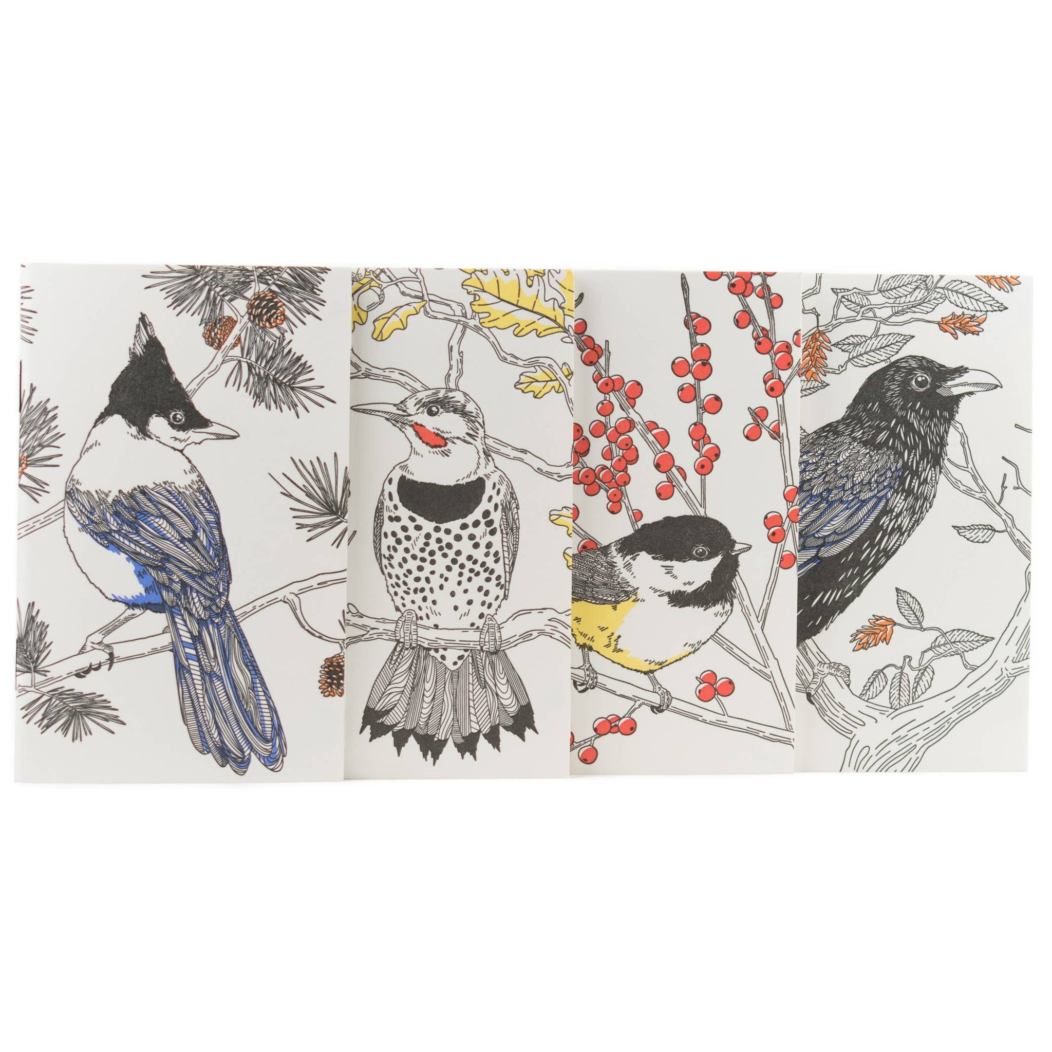 Black-capped Chickadee Pocket Notebook - West Coast Birds