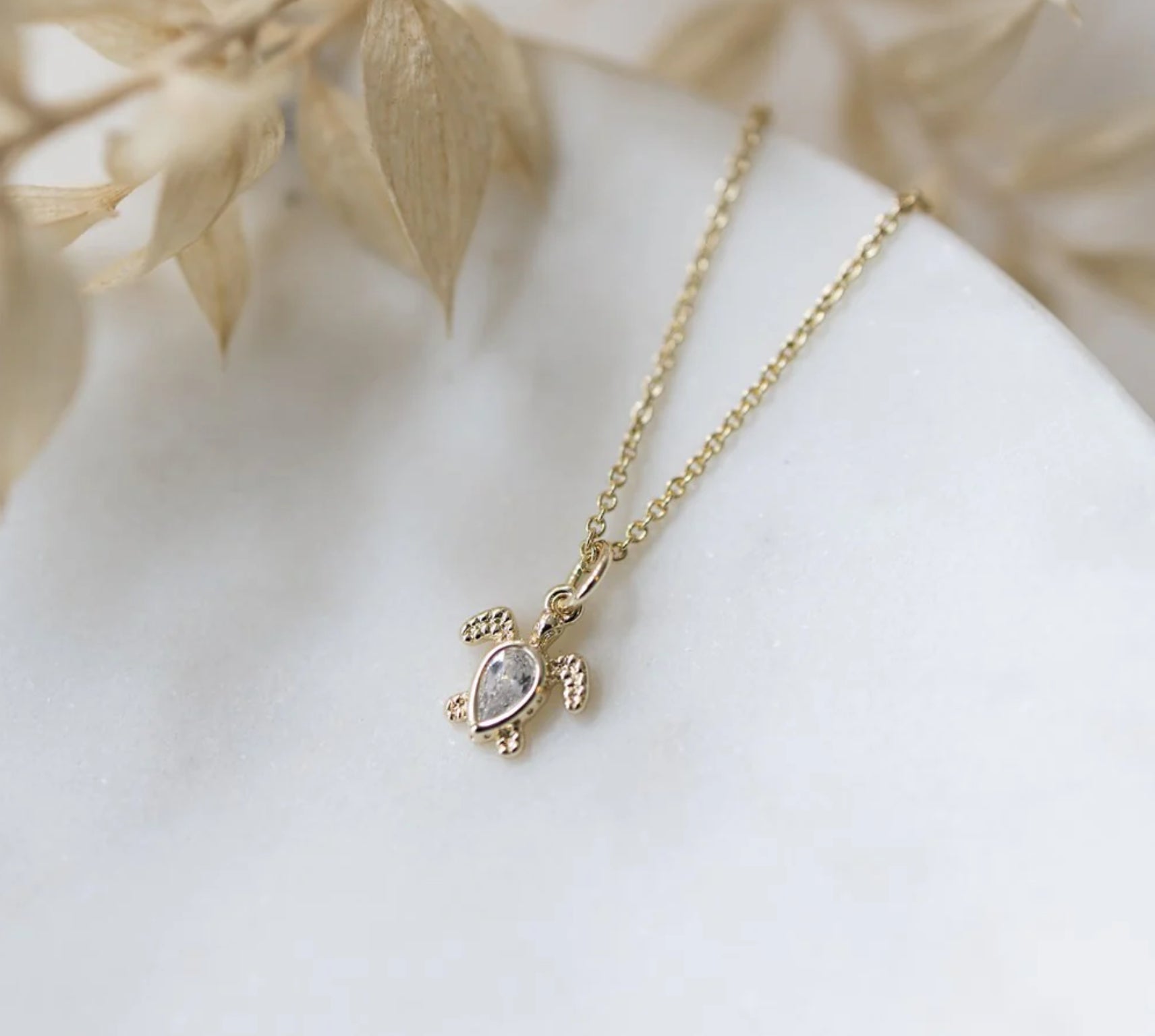 Turtle treasure necklace