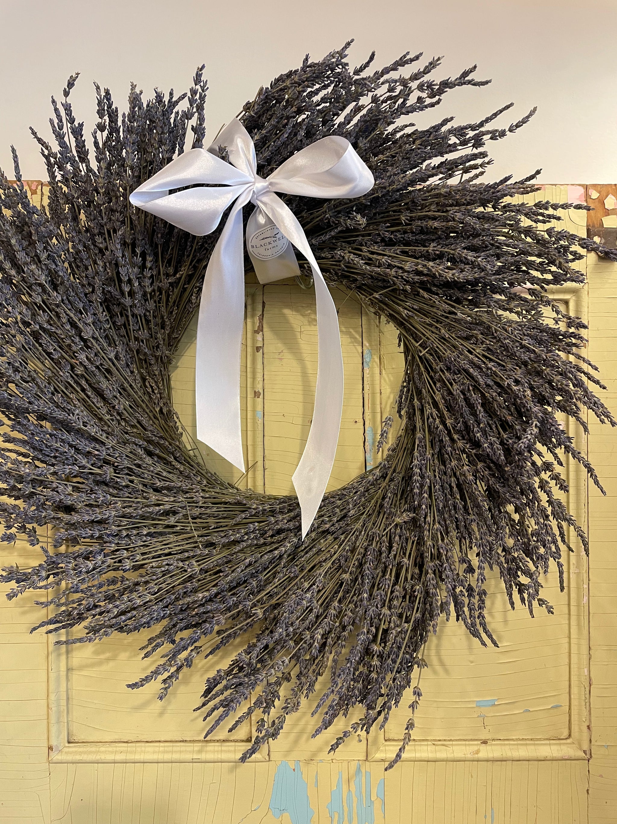 Dried Lavender Wreath - 24"