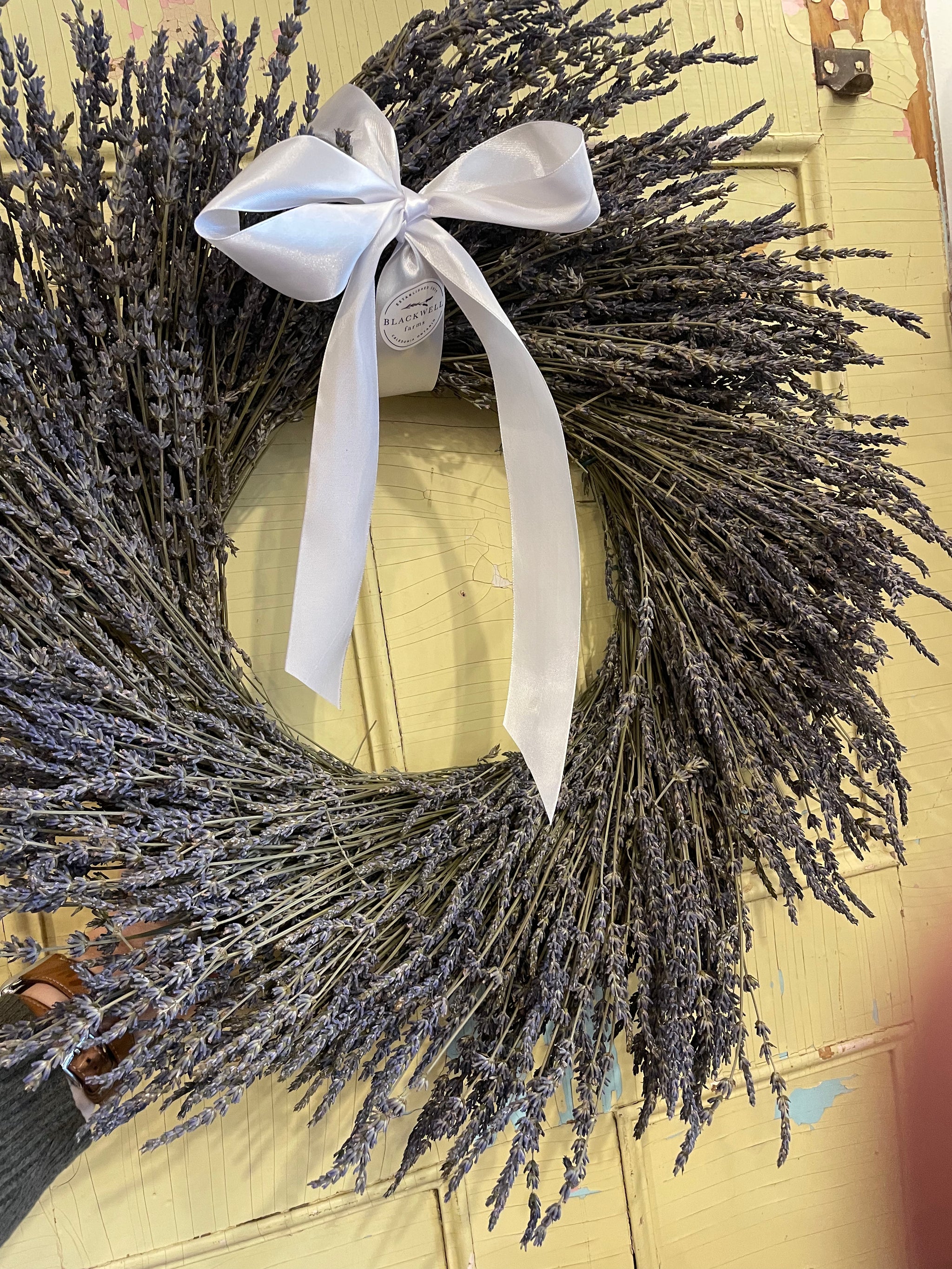Dried Lavender Wreath - 24"