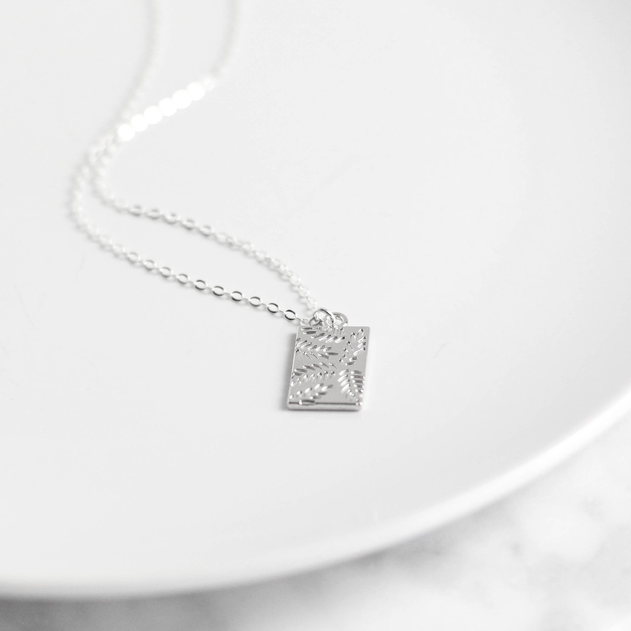 Botanical Medallion Necklace