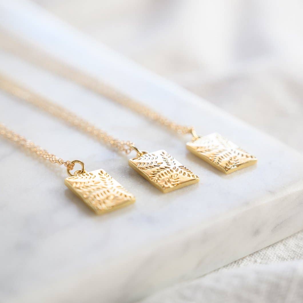 Botanical Medallion Necklace