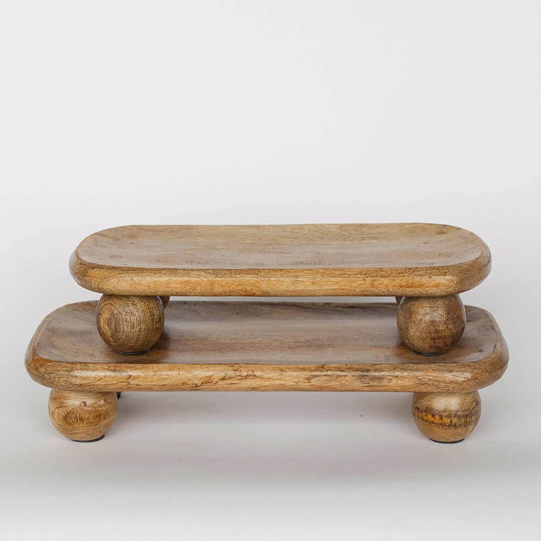Wooden Tray, Set of 2