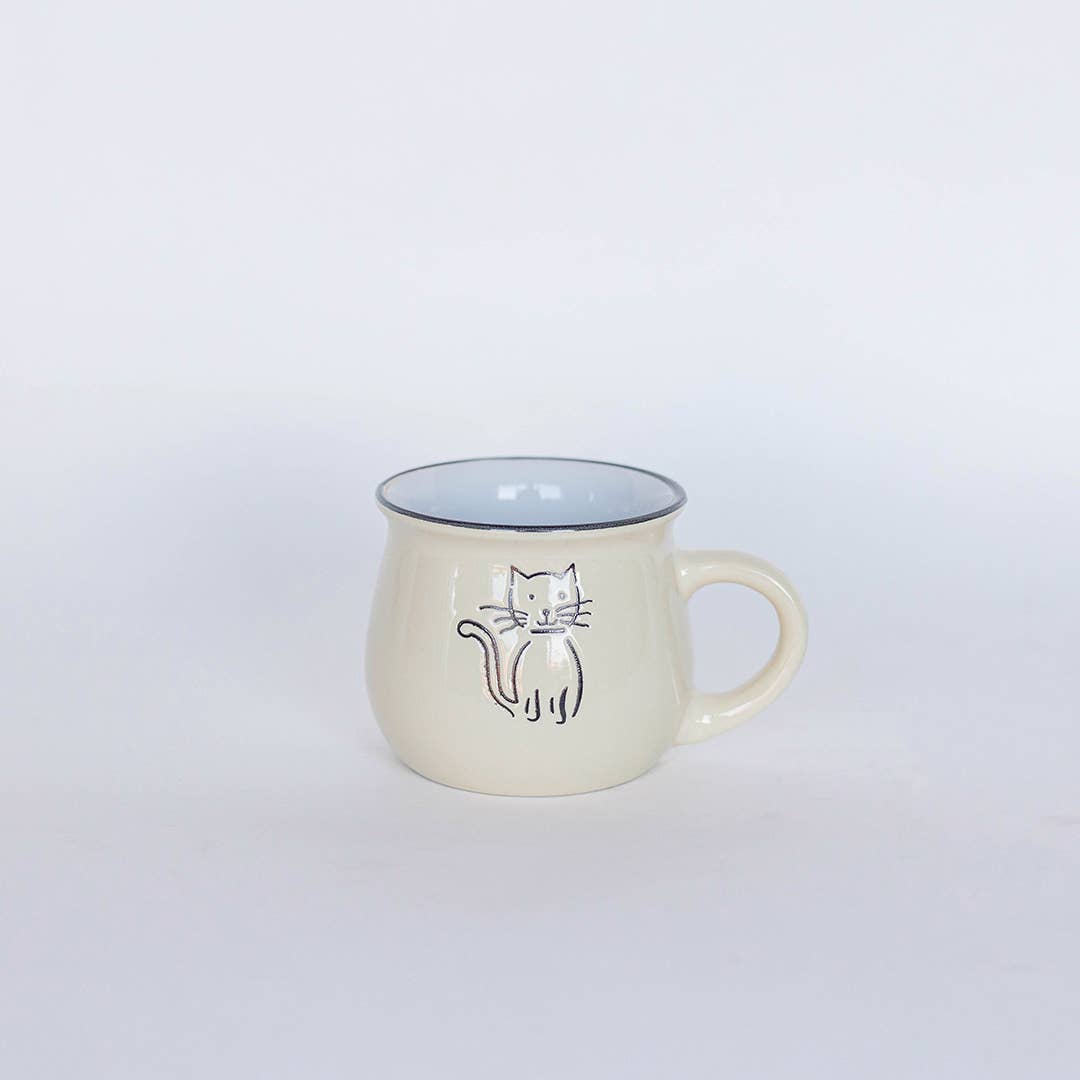 Ceramic Mug, Medium, 210 ml, Cream