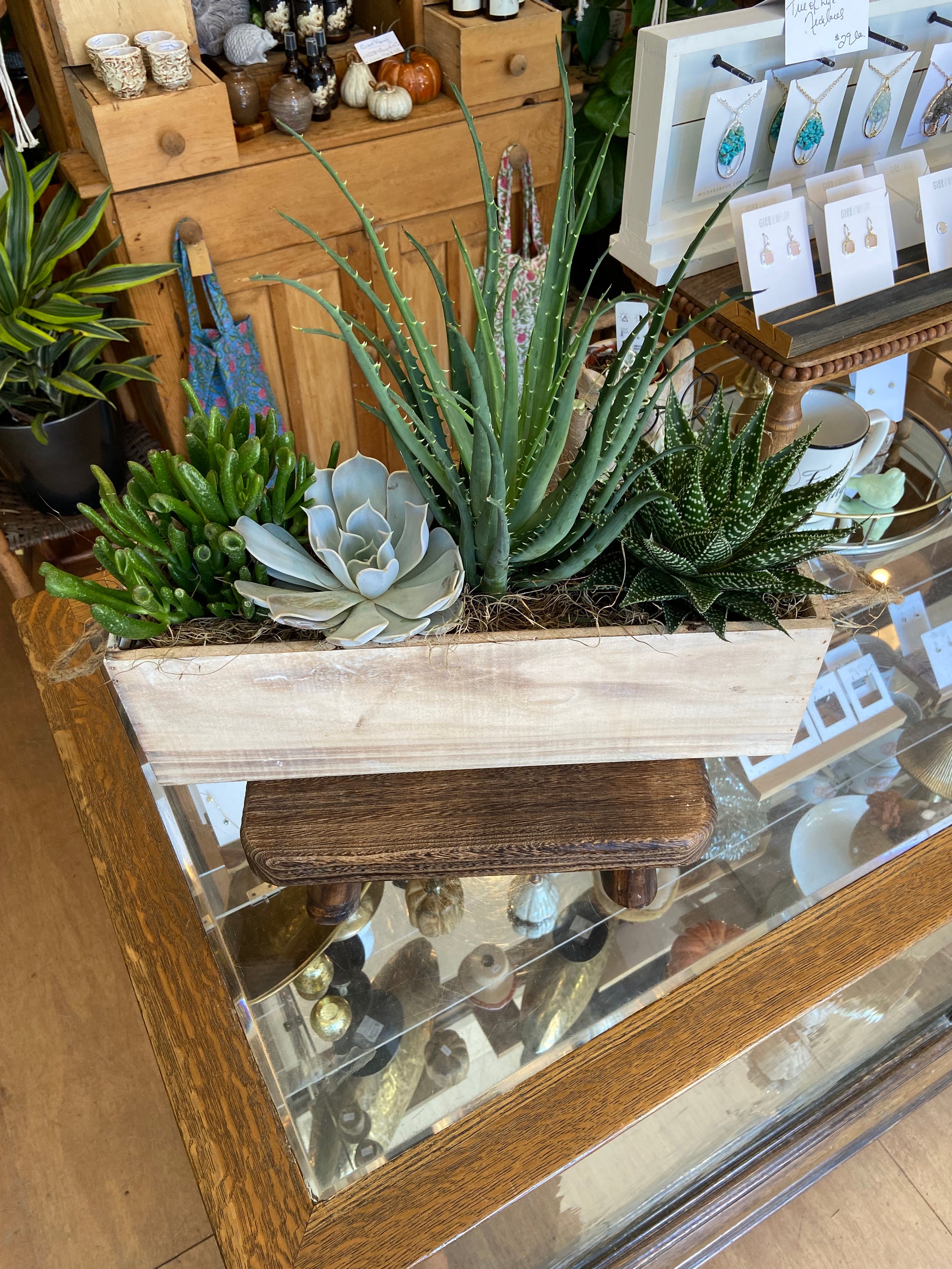 Wooden Succulent Planter Box - XL