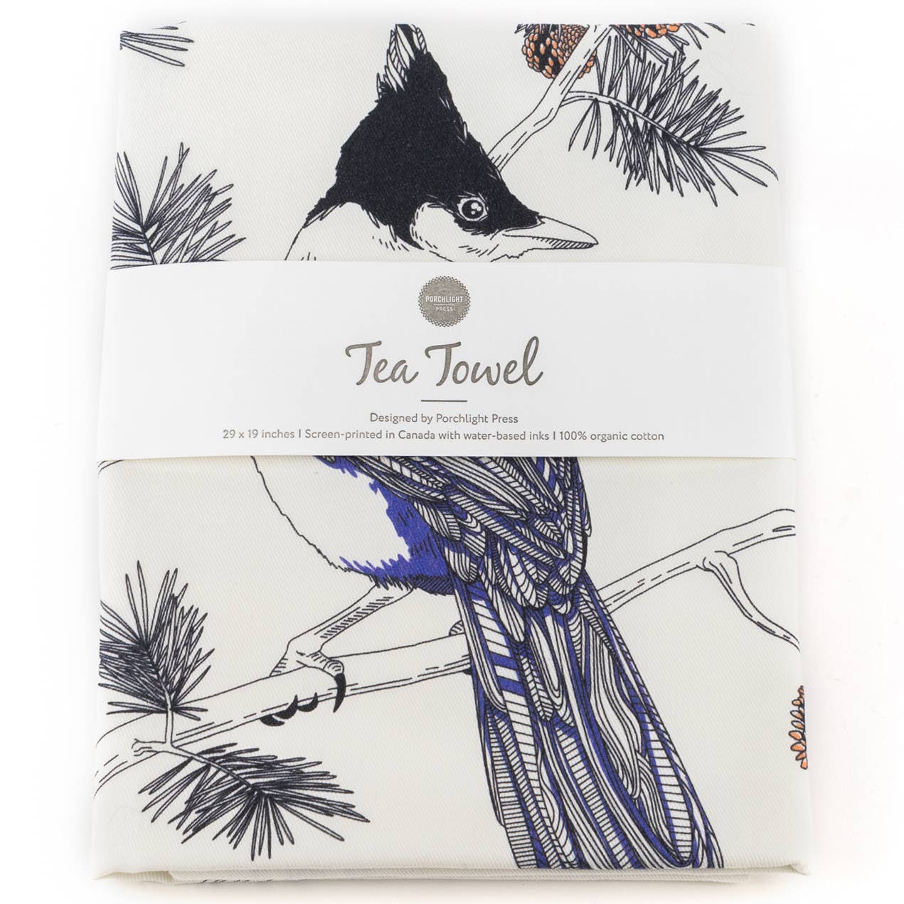 Steller's Jay Tea Towel - West Coast Birds