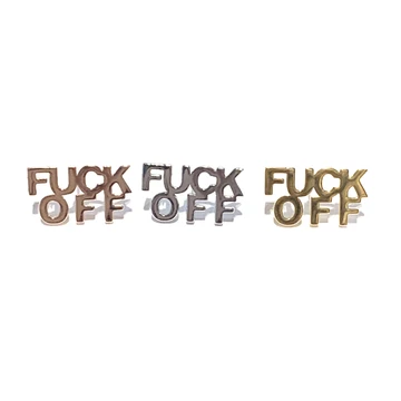 Swear Word Earrings (F*ck Off)