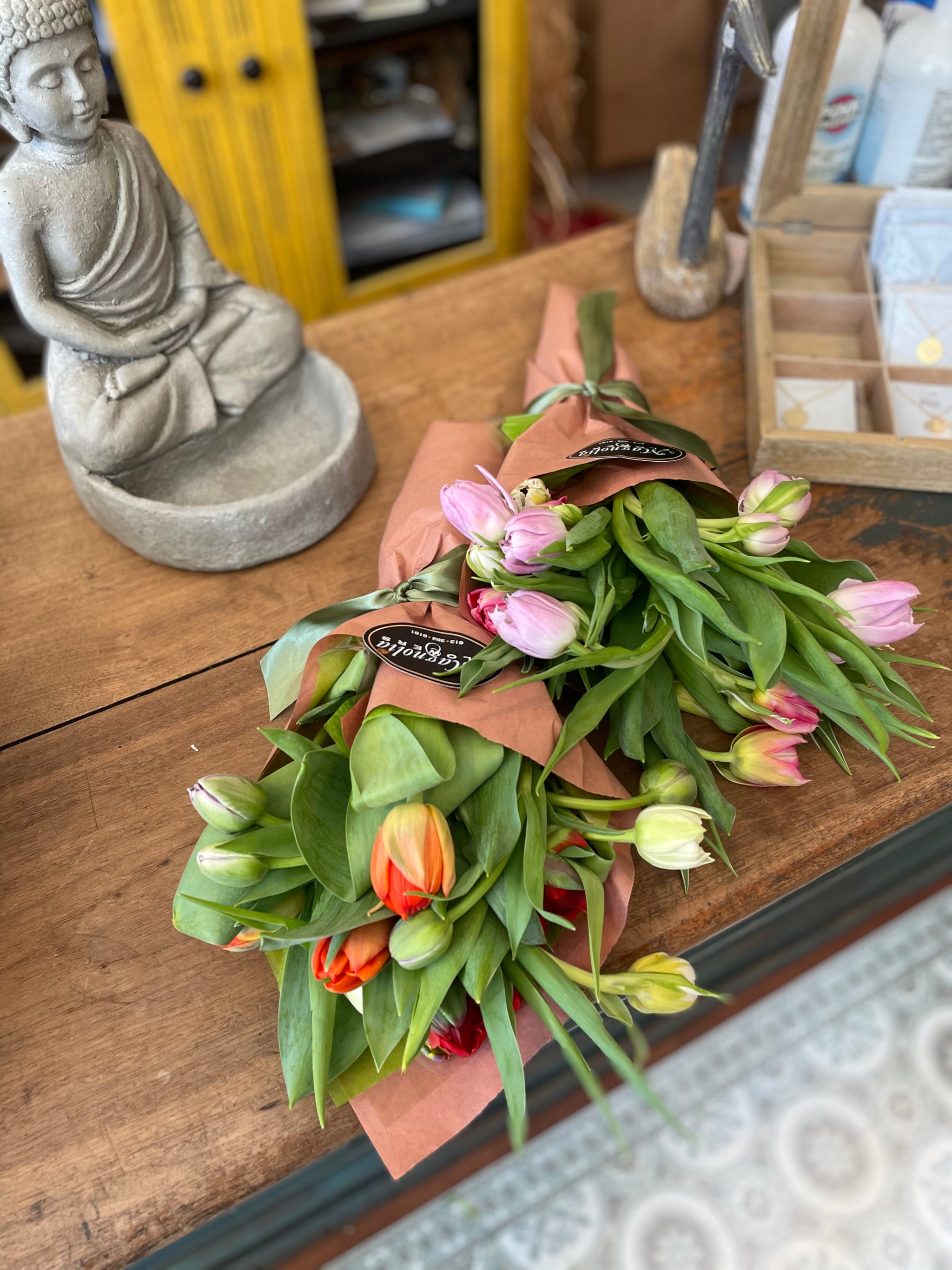 Fresh Double Petal Tulip Bouquet