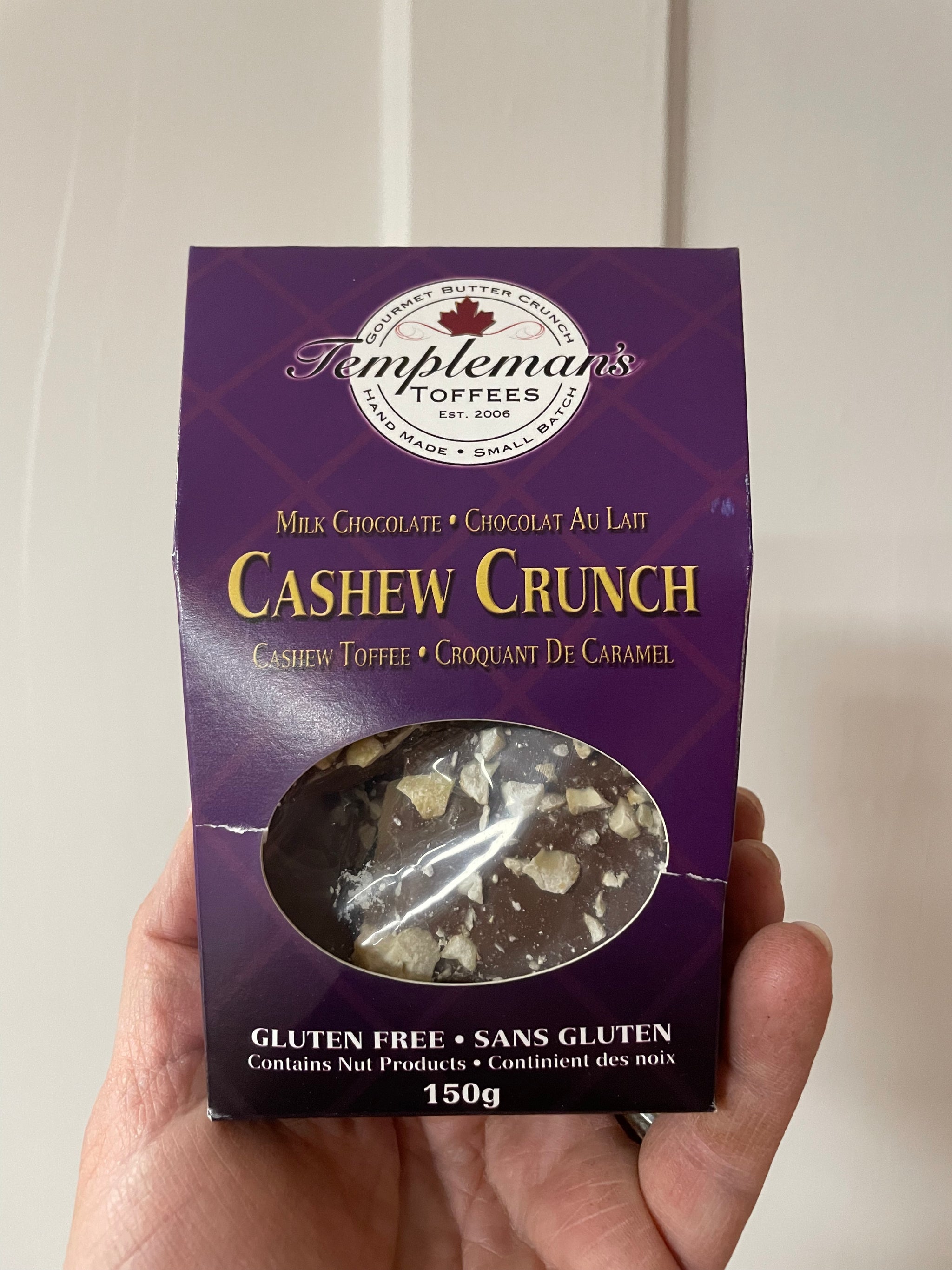 Templeman’s Toffees Cashew Crunch