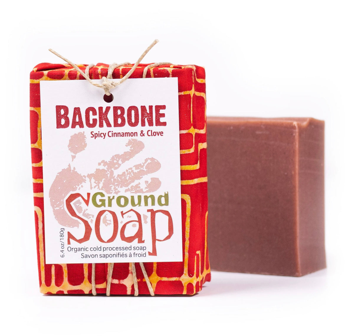 BACKBONE - Spicy Cinnamon and Sweet Orange - Extra Large Organic Bar Soap