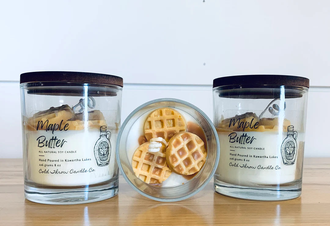 Maple Butter Waffle Candle
